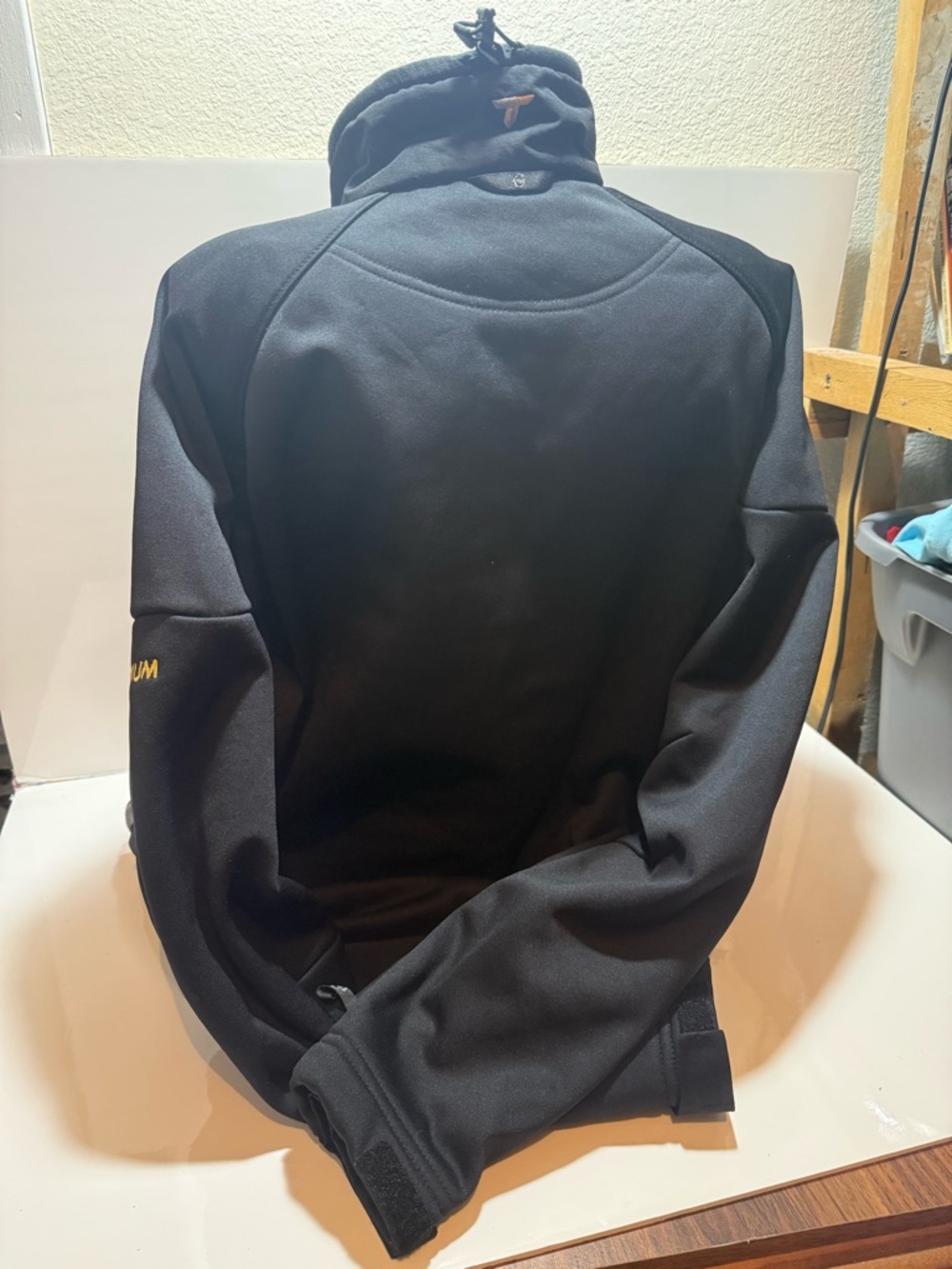 Columbia Titanium Full-Zip Fleece Jacket Grey \ Black Small - Picture 2 of 7